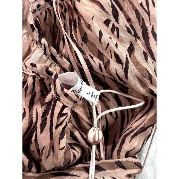 HEARTLOOM Women's Animal Print Alli Buff Dress Sz Large - Picture 8 of 9